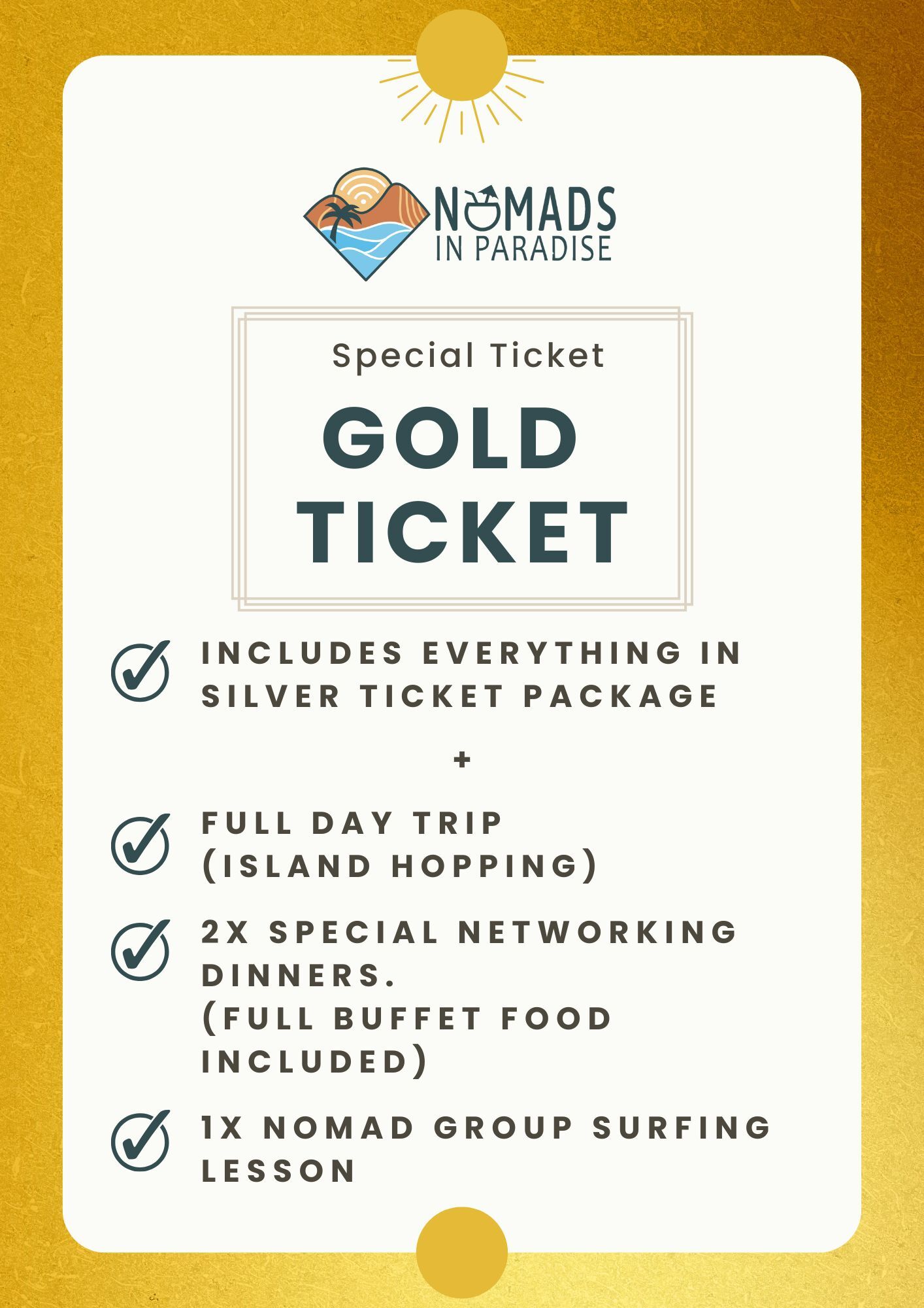 TICKET Gold 2025 TICKET Gold 2025